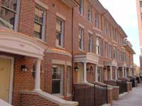 brownstone-style buildings