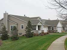 nicely landscaped common areas