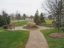 community courtyard seating