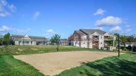 beach volleyball court