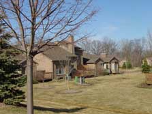 decks overlook spacious common areas