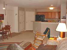 living room to kitchen