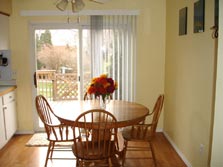 dining area w/doorwall to patio