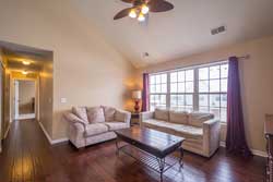 light-filled living room