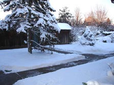 view from front porch