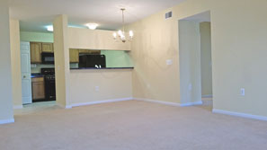 spacious Great Room leading to Kitchen