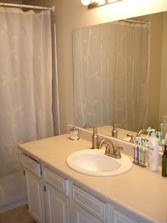 re-modeled bath