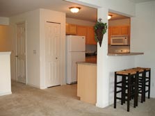 kitchen with breakfast bar