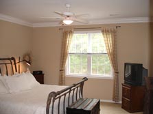 spacious master bedroom