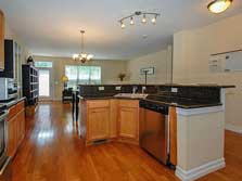 kitchen opens to Great Room