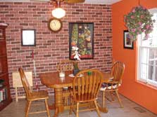 charming dining area