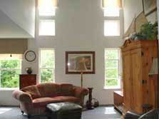 two story living room