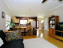 light-filled living room