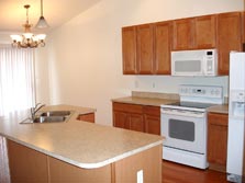 kitchen with breakfast bar