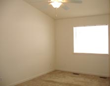 master bedroom with walk-in closet
