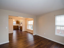 living room to dining room