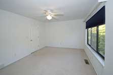 master bedroom backs to commons area