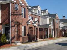 elegant brick front elevation