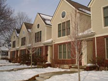 set on a tree-lined street