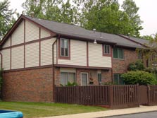 typical exterior with fenced yard