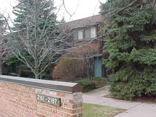 brick-walled courtyard entrances